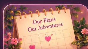 Illustrated shared calendar