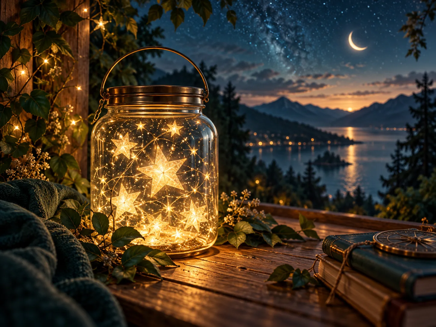A jar filled with magical stars