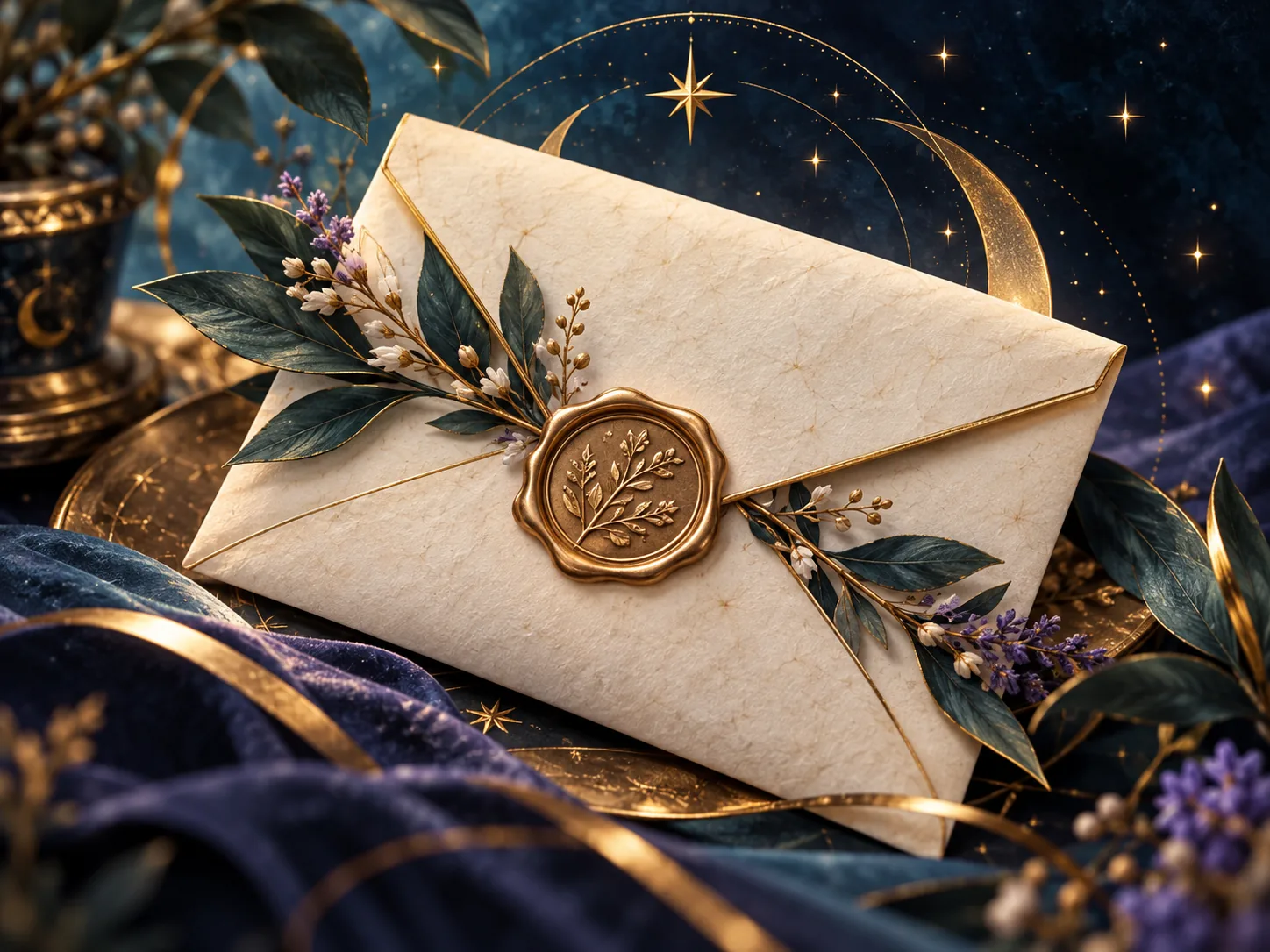 Love letter with heart