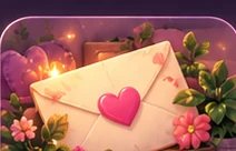 Love letter with heart
